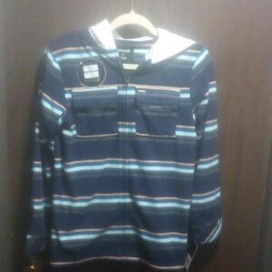 NWT Boy's Hurley Fleece Stripe Hoodie